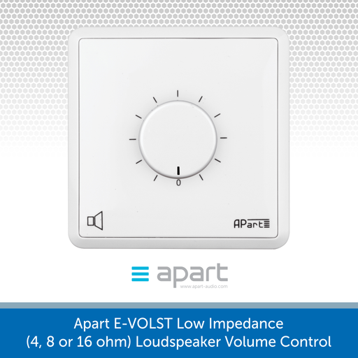 Apart E-VOLST Low Impedance (4, 8 or 16 ohm) Loudspeaker Volume Control