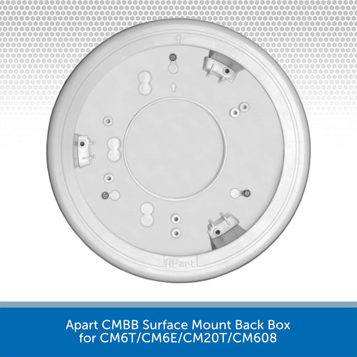 Apart CMBB Surface Mount Back Box for CM6T/CM6E/CM20T/CM608