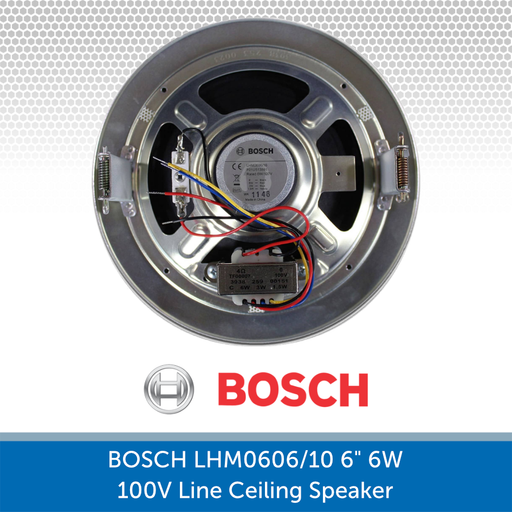 Rear Image of the Bosch LHM 0606/10 showing the fixing points and cabling