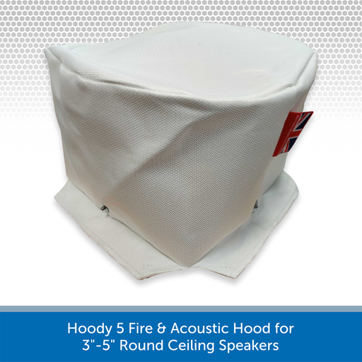 Hoody 5 Fire & Acoustic Hood for 3"-5" Round Ceiling Speakers
