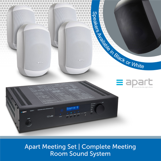 Apart Meeting Set Complete Meeting Room Sound System White