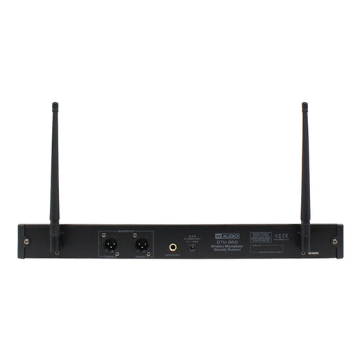 W-Audio DTM 800 Twin Beltpack UHF Wireless Mic System (863.0mHz-865.0mHz)