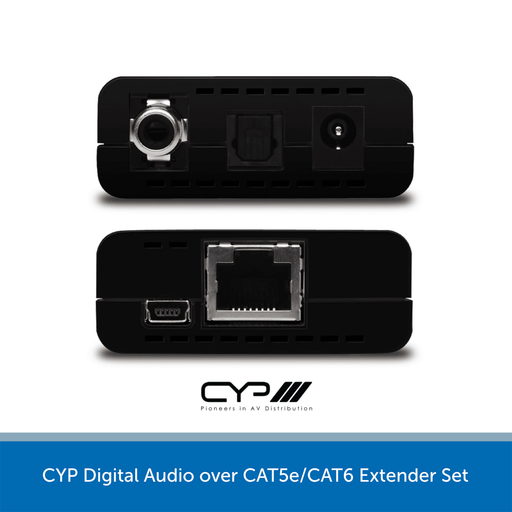 CYP Digital Audio over CAT5e/CAT6 Extender Set