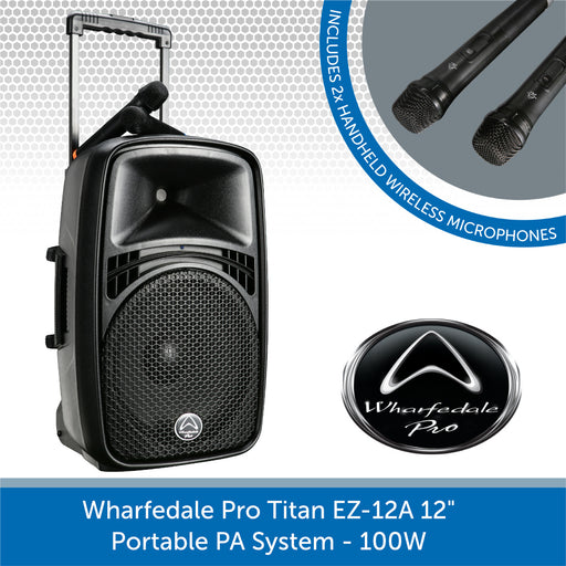 Wharfedale Pro Titan EZ-12A 12" Portable PA System 100W