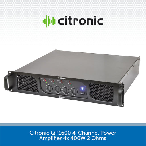 Citronic QP Series Quad Power Amplifiers - QP1600 & QP2320