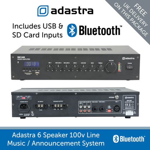 120w Adastra Amplifier with Bluetooth