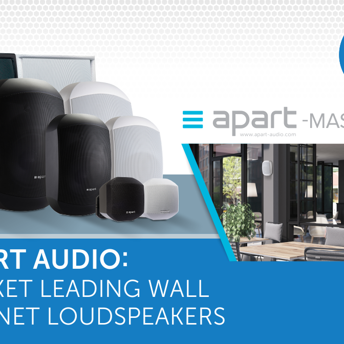 Apart Audio MASK Series – The market leading wall cabinet loudspeakers