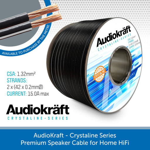 AudioKraft Crystaline Series - Premium Speaker Cable