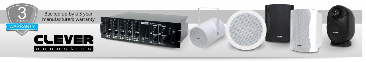 Clever Acoustics have a wide range of 100V line products
