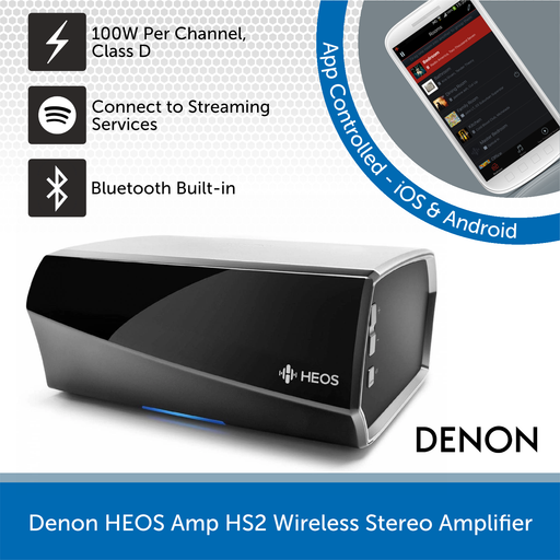 Denon HEOS Amp HS2 Wireless Stereo Amplifier