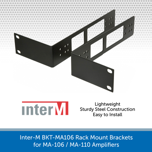 Inter-M BKT-MA106 Rack Mount Brackets for MA-106 / MA-110 Amplifiers