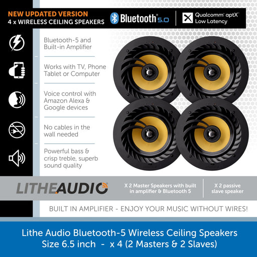 Lithe Audio, Bluetooth Wireless Ceiling Speakers