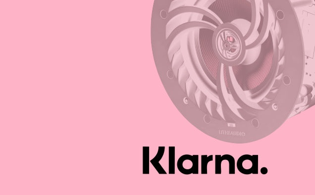 Klarna buy now pay later or spread the cost at Audio Volt